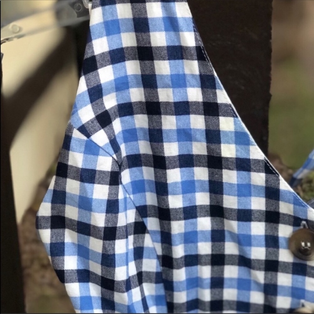 Urban Outfitters Button Down Halter Romper - Picture 8 of 8